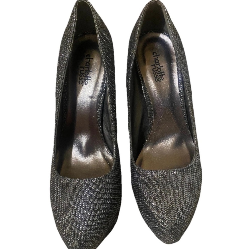 Sparkly Heels Festival Elegant Feminine Romantic Size 8